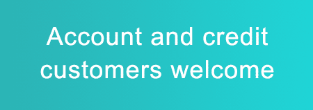 Account and credit customers welcome